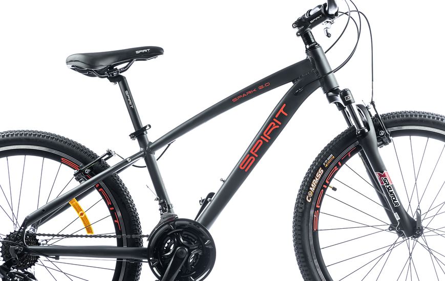 Велосипед Spirit Spark 6.0 26", рама S, темно-серый/матовый, 2021 52026056040 фото