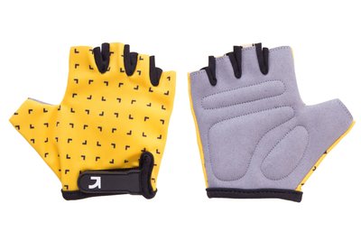 Перчатки детские Green Cycle FLASH без пальцев XS желто-черные CLO-90-23 фото