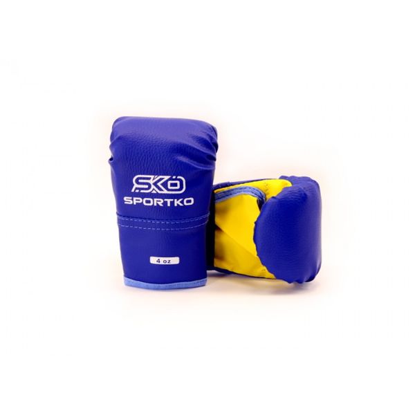 Рукавички боксерські дитячі Sportko 3-5 років колір синій SP-7131PD2 фото