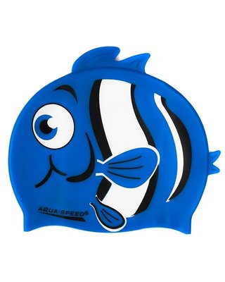 Шапка для плавания Aqua Speed ​​ZOO NEMO 5757 синяя рыбка дит OSFM 115-10-nemo фото