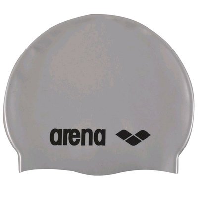 Шапка для плавания Arena CLASSIC SILICONE серебристый Уни OSFM 91662-051 фото
