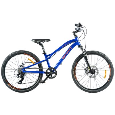 Велосипед Spirit Flash 4.2 24", рама Uni, синий/матовый, 2021 52024034230 фото