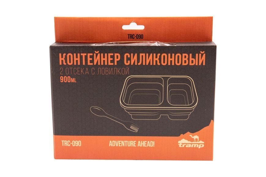 Контейнер Tramp силиконовый 900 мл TRC-090-olive фото