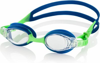 Окуляри для плавання Aqua Speed AMARI 041-30 синій, зелений дит OSFM 041-30 фото