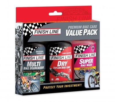 Набор Finish Line Premium Bike Care Value Pack - Dry LUB-75-08 фото