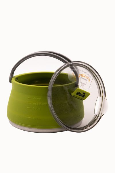 Чайник Tramp 1L силиконовый Olive TRC-125-olive фото