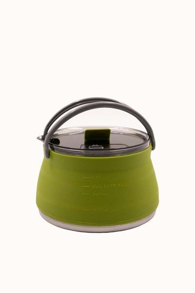 Чайник Tramp 1L силиконовый Olive TRC-125-olive фото