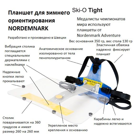 Планшет для карты Nordenmark Ski 16254 фото