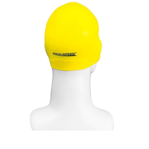 Шапка для плавання Aqua Speed ​​RACER 2113 жовтий Уні OSFM 123-18 фото