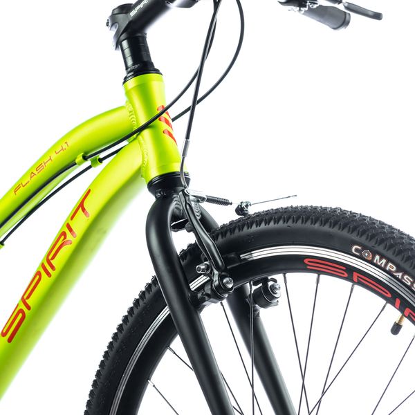 Велосипед Spirit Flash 4.1 24", рама Uni, салатовый, 2021 52024014130 фото