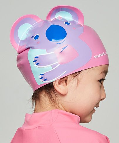 Шапка для плавания Speedo KOALA PRT CHARACTER CAP IU розовый, пурпурный дит OSFM 8-12240D681 фото