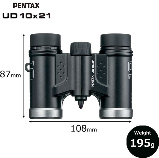 Бінокль Pentax UD 10x21 Black (61816) 930106 фото