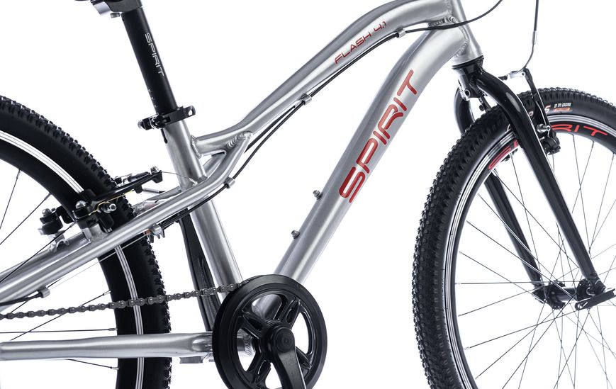 Велосипед Spirit Flash 4.1 24", рама Uni, серый, 2021 52024044130 фото