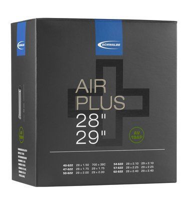 Камера 28/29" (40/62-622) Schwalbe AV19AP AIR PLUS IB AGV 40mm TUB-01-31 фото