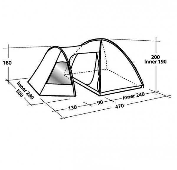 Палатка Easy camp Eclipse 500 23557 фото