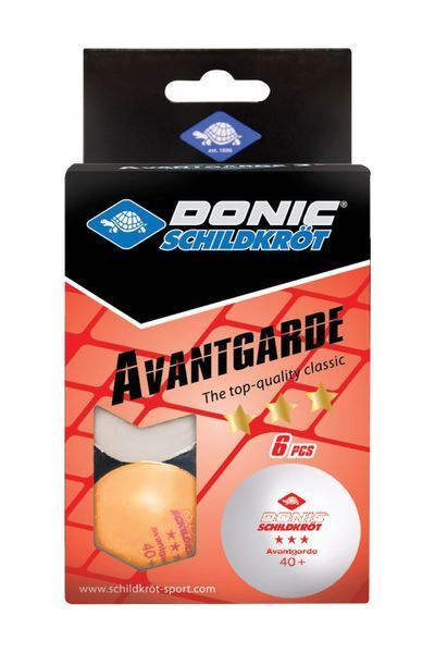 Мячи для настольного тенниса 6 шт Donic-Schildkrot 3-Star Avantgarde 658038 фото