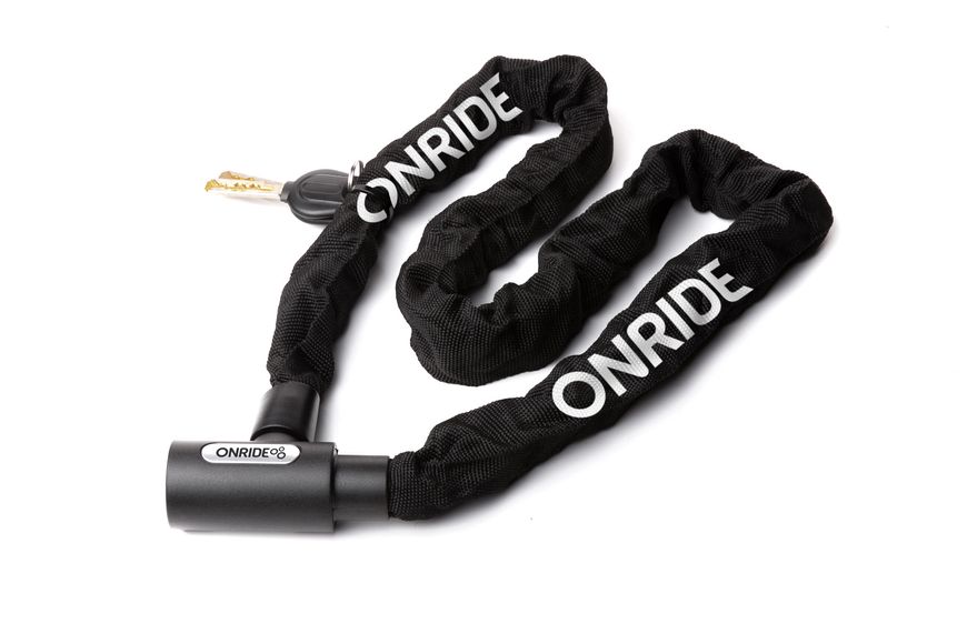Велозамок ONRIDE Tie Lock 10 ланцюговий 5*1000 мм 23634 фото