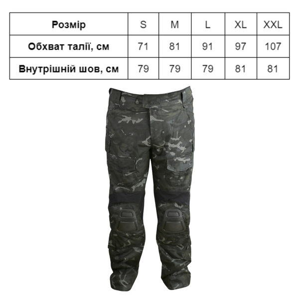 Штани тактичні KOMBAT UK Spec-ops Trousers GenII kb-sotg-btpbl-s фото