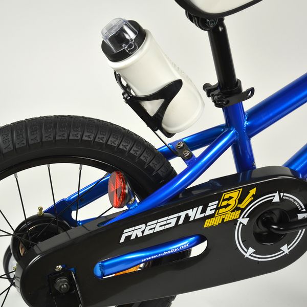 Велосипед RoyalBaby FREESTYLE 14", OFFICIAL UA, синий RB14B-6-BLU фото