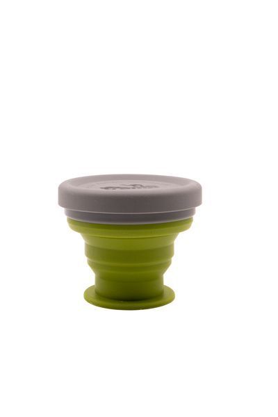 Стакан складаний TRAMP силіконовий з кришкою 200мл UTRC-126, green UTRC-126-green фото