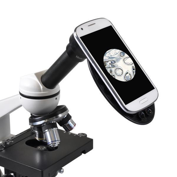 Мікроскоп Bresser Erudit Basic Bino 40x-400x з адаптером для смартфона (5102200) 922746 фото