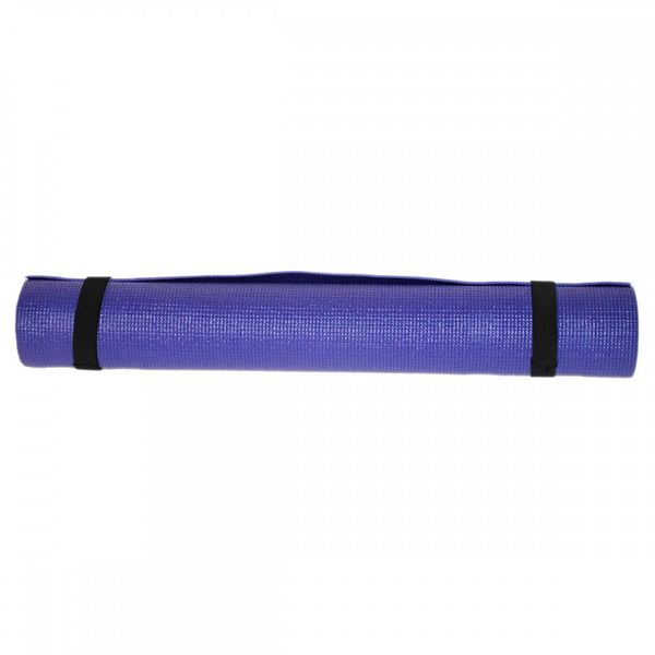Йога мат Champion 4мм + чохол-сумка. Колір фіолетовий. А00211 фото