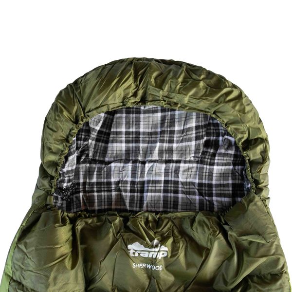 Спальный мешок Tramp Sherwood Regular одеяло правый dark-olive/grey 220/80 UTRS-054R UTRS-054R-L фото