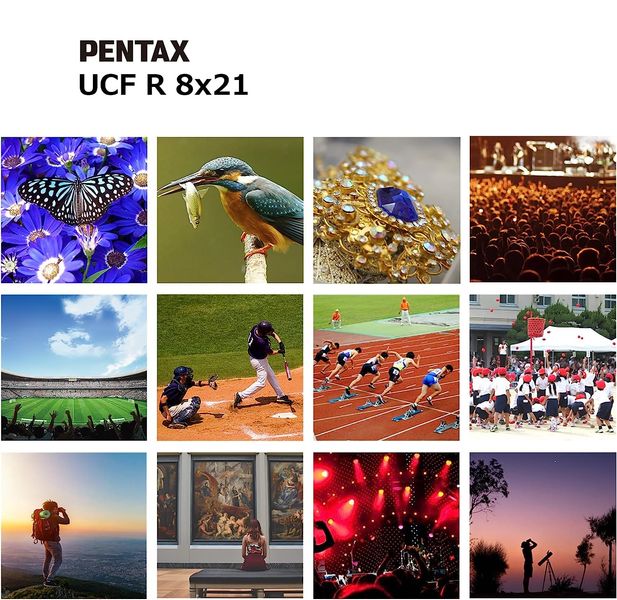 Бінокль Pentax 8x21 UCF-R Black (62209) 0027075078123 фото