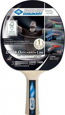 Ракетка для настільного тенісу Donic Ovtcharov Level 1000 754412 фото