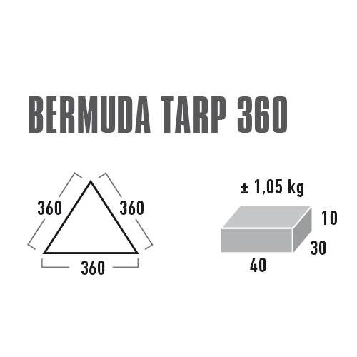 Тент High Peak Bermuda Tarp 360 Grey (10019) 926806 фото