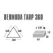 Тент High Peak Bermuda Tarp 360 Grey (10019) 926806 фото 3
