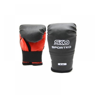 Рукавички боксерські дитячі Sportko 3-5 років колір чорний SP-7148PD2 фото