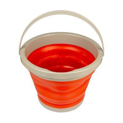 Ведро TRAMP складное силиконовое 5L Оранжевое TRC-092-olive фото