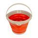 Ведро TRAMP складное силиконовое 5L Оранжевое TRC-092-olive фото 2