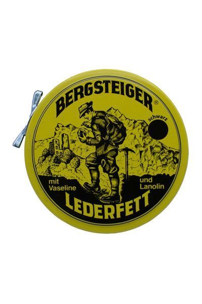 Водовідштовхуюче просочення для взуття HeySport Bergsteiger-Leather-Grease black 100 ml (20880200) 20880200 фото