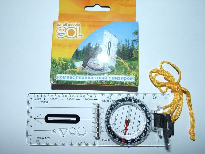 Компас планшетний Sol з візиром TLA-001 фото