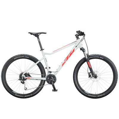 Велосипед KTM ULTRA FUN 27", рама S, серо-красный , 2020 20151133 фото