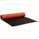 Килимок для йоги та фітнесу 1730х610х6 мм двошаровий PVC колір чорно-оранжевий IV-4253BO фото 1