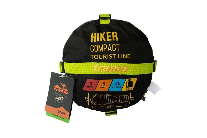 Спальный мешок Tramp Hiker Compact кокон левый TRS-052С TRS-051C-L фото