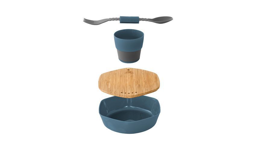 Набір туристичного посуду Robens Leaf Meal Kit Ocean Blue (690277) 690277 фото