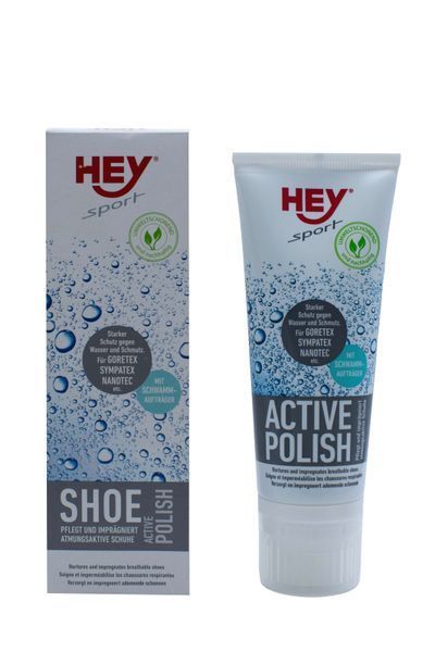 Водовідштовхуюче просочення для взуття HeySport Activ-Polish 75ml Чорний 20021400-black фото