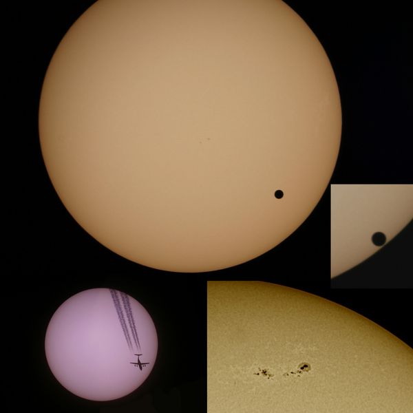 Телескоп Bresser Venus Solar 76/700 AZ Carbon з адаптером для смартфона (4541009) 921630 фото