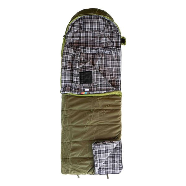 Спальный мешок Tramp Kingwood Long одеяло правый dark-olive/grey 230/100 UTRS-053L UTRS-053L-L фото