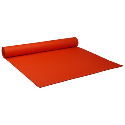 Килимок для йоги та фітнесу 1730х610х4 мм PVC колір помаранчевий IV-4321Y фото