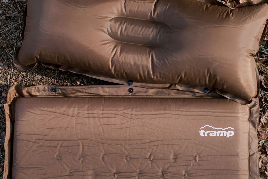 Килимок самонадувний Tramp з подушкою 185х55х5см TRI-017 фото