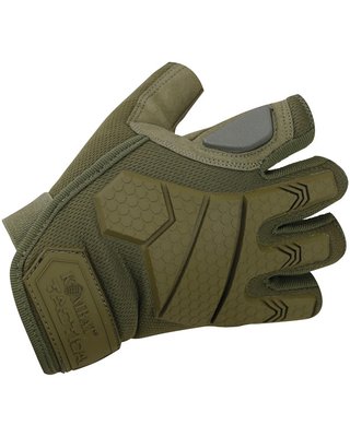 Рукавички тактичні KOMBAT UK Alpha Fingerless Tactical Gloves kb-aftg-coy-s фото