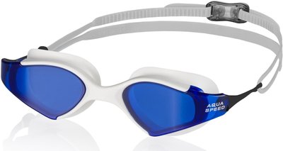 Очки для плавания Aqua Speed ​​BLADE 6135 белый, синий Уни OSFM 059-51 фото