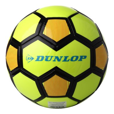 Футбольний м'яч Dunlop Football жовтий+чорний D64420-y фото