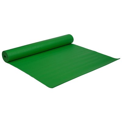Килимок для йоги та фітнесу 1730х610х4 мм PVC колір зелений IV-4338G фото