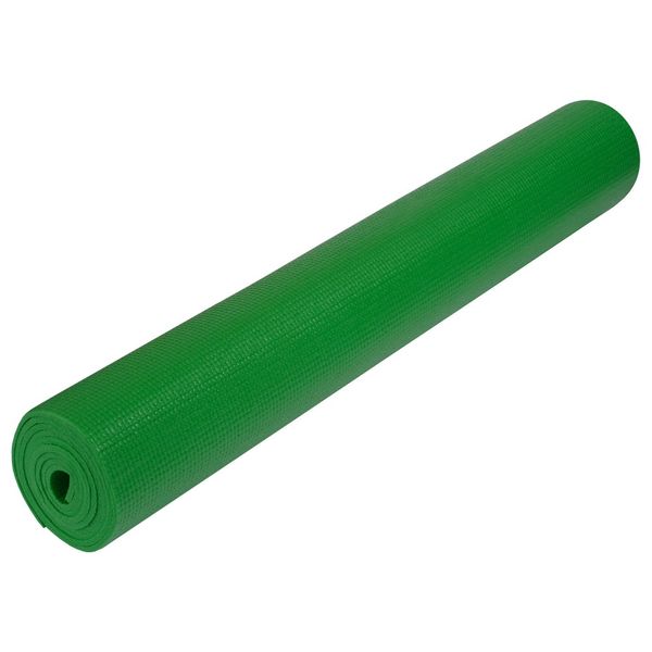 Килимок для йоги та фітнесу 1730х610х4 мм PVC колір зелений IV-4338G фото